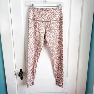 Tan + Lines Sport Sivan Ayla High Waisted Temescal Canyon Leopard Print Leggings